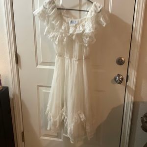 Vintage 70' gauzy lace summer dress